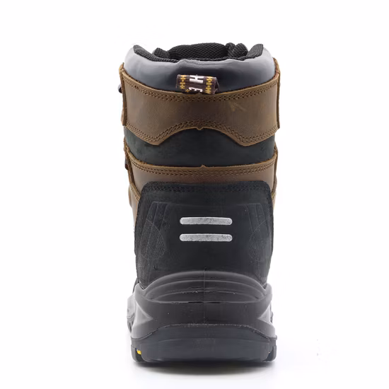 CE S3 Src Oil Water Resistant Anti Slip PU Outsole Safety Shoes Steel Toe Prevent Puncture Antistatic Men Industrial Cow Leather Safety Boots