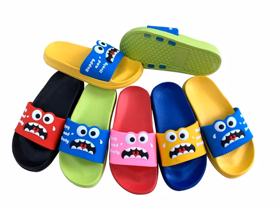 7 Colors EVA Sole with Different Customized PVC Upper Slipper