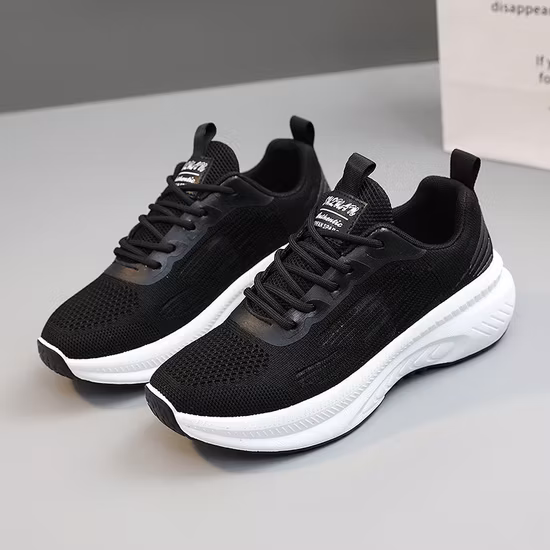 Stretch Net Mesh Sports Shoes Casual Flyknit Running Sneakers for Men Ex-22r2446
