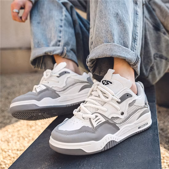 New Custom Footwear Walking Style Shoe Casual Shoes PU Leather Men Sneakers