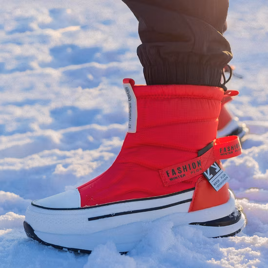 Winter Ladies Snow Boots Women′ S Shoes Warm Non-Slip Cotton Casual Snow Boots
